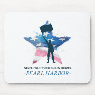 Tapis De Souris Pearl Harbor n'oublie jamais nos héros tombés