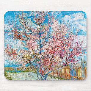Tapis De Souris Pêche à fleurs, Van Gogh
