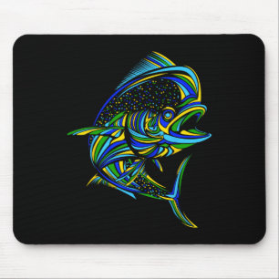 Tapis De Souris Pêche au large de mahi-mahi dorade coryphène
