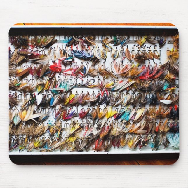 Tapis De Souris Pêche des mouches (Devant)