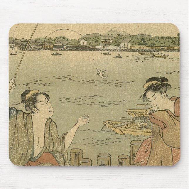 Tapis De Souris Pêcheurs Japonais (Devant)