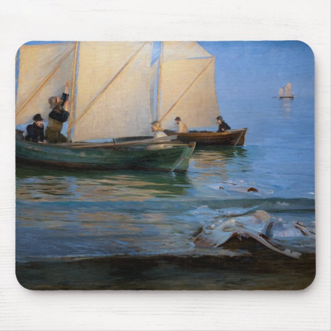Tapis De Souris Peder Severin Kroyer - Bateaux de pêche (Devant)
