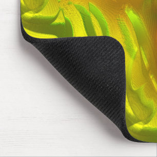 Tapis De Souris Peel vert orange numérique sur texture rugueuse ja