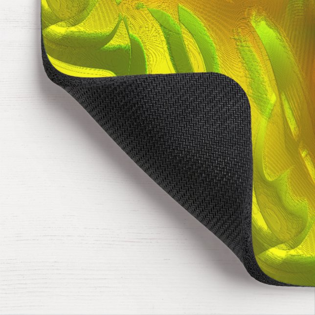 Tapis De Souris Peel vert orange numérique sur texture rugueuse ja (Coin)