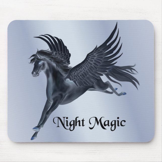 Tapis De Souris Pegasus noir (Devant)