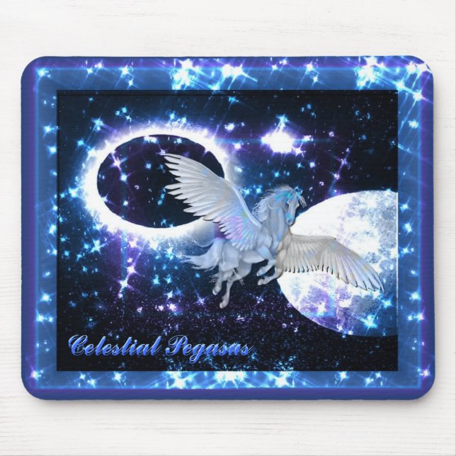 Tapis De Souris Pegasus Souris Nuit étoilée (Devant)