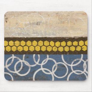 Tapis De Souris Peigne de miel Abstrait I