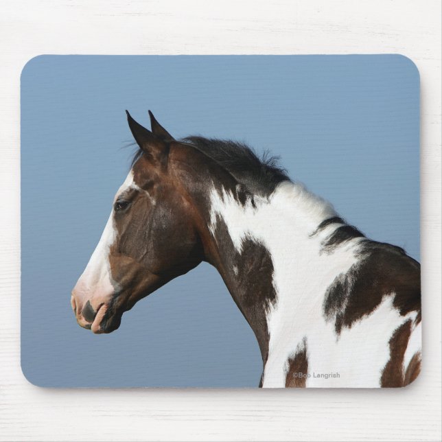 Tapis De Souris Peignez le Headshot 1 de cheval (Devant)