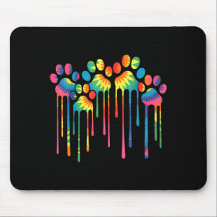 Tapis De Souris Peinture à l'aquarelle d'impression de cœur de pat