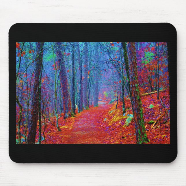 Tapis De Souris Peinture à l'huile de la Forêt-Noire (Devant)