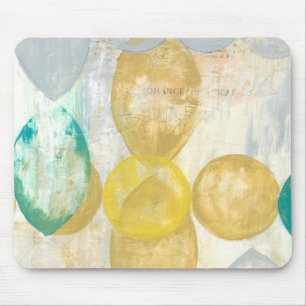 Tapis De Souris Peinture Abstraite moderne sur papier journal