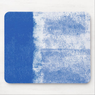Tapis De Souris Peinture bleue roulée