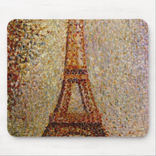 Tapis De Souris Peinture de Georges Seurat : La Tour Eiffel (1889)