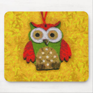 Tapis De Souris Peinture de hibou
