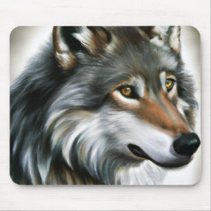Tapis De Souris Peinture de loup