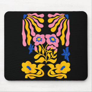 Tapis De Souris peinture de Matisse fleur esthétique art terreux