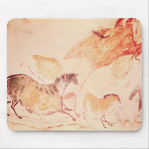 Tapis De Souris Peinture de roche des chevaux, c.17000 AVANT JÉSU