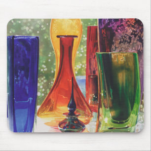 Tapis De Souris Peinture en verre d'aquarelle d'art de "Sundance"