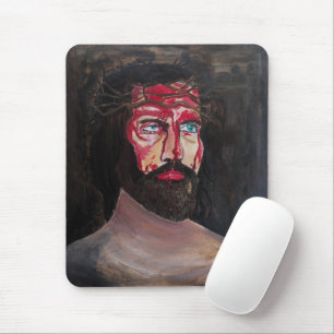 Tapis De Souris Peinture Sang du Christ par Alfred Fox