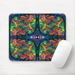 Tapis De Souris Peinture tordue et trompeuse
