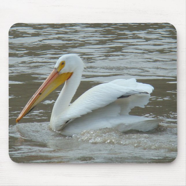 Tapis De Souris Pélican B14 blanc américain (Devant)