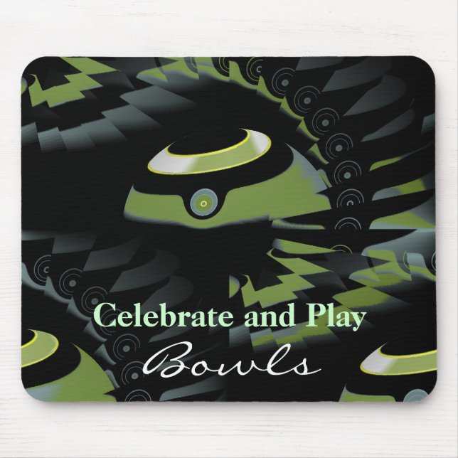 Tapis De Souris Pelouse Bowls (Devant)