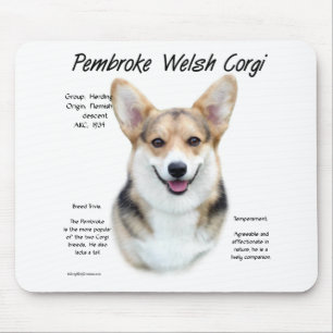 Tapis De Souris Pembroke Welsh Corgi Conception de l'histoire