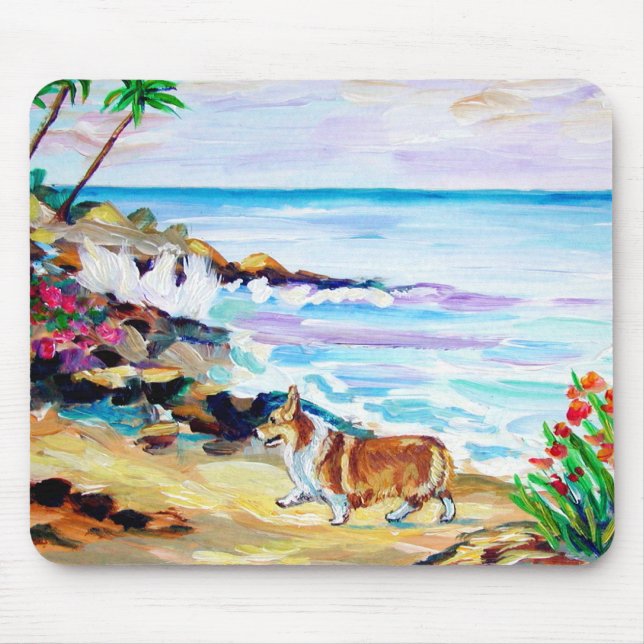 Tapis De Souris Pembroke Welsh Corgi Mousepad (Devant)