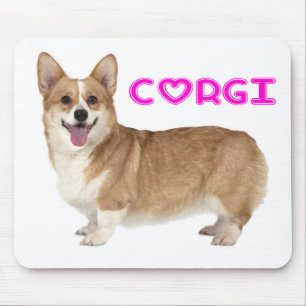 Tapis De Souris Pembroke Welsh Corgi Puppy Log