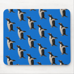 Tapis de souris Penguin Frenzy (Bleu)