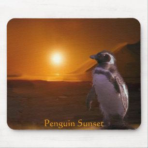 Tapis De Souris PENGUIN SUNSET Mousepad