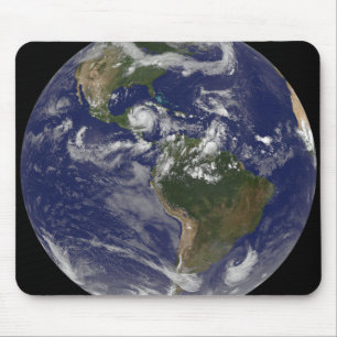 Tapis De Souris Péninsule du Yucatan de doyen Approaches d'ouraga