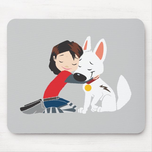 Tapis De Souris Penny Hugging BOLT Disney (Devant)