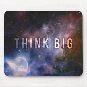 Tapis De Souris PENSER GRAND - L'espace et la motivation universel