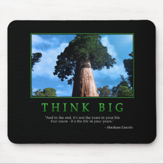 Tapis De Souris Pensez grand Mousepad