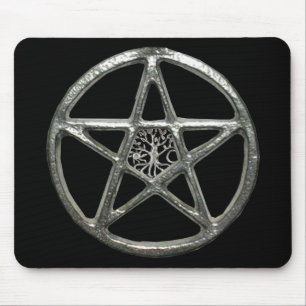 Tapis De Souris Pentacle Arbre De Vie Pad Souris