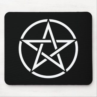 Tapis De Souris Pentagone étoilé blanc Mousepad