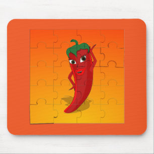 Tapis De Souris Pepper Rouge Diva Puzzle
