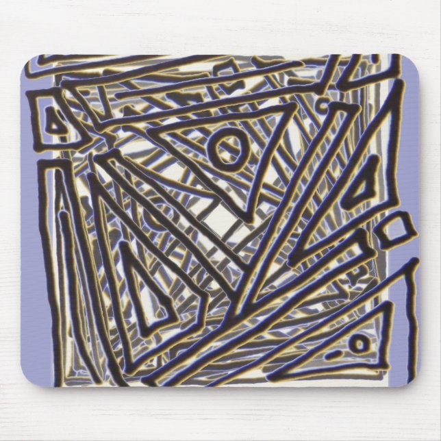 Tapis De Souris Perdu dans la pensée (Devant)