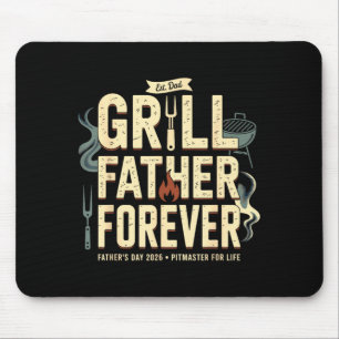 Tapis De Souris Père grill pour toujours maître de pit de BBQ 2026