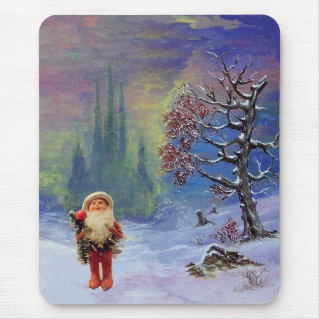 TAPIS DE SOURIS PÈRE NOËL DES GNOMES (Devant)