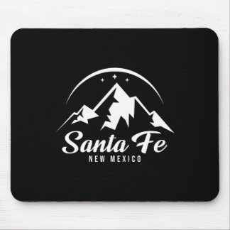 Tapis De Souris Père Noël Fe Nouveau Mexique Station de ski Ski Sn