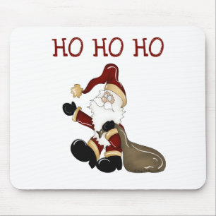 Tapis De Souris Père Noël HO HO HO HO Tshirts et cadeaux