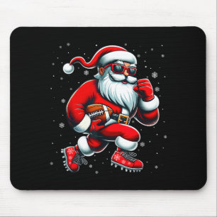 Tapis De Souris Père Noël jouant au football hommes garçons footba