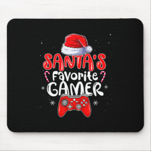 Tapis De Souris Père Noël Joueur favori