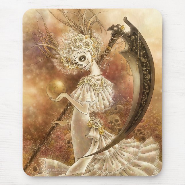 Tapis De Souris Père Noël Muerte Mousepad (Devant)