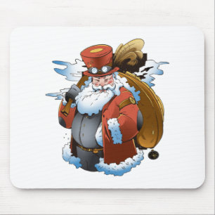 Tapis De Souris Père Noël Steampunk Noël Style Vintage