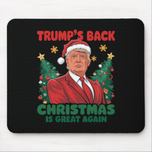 Tapis De Souris Père Noël Trump Danse Rendre Noël super moche