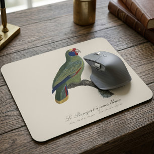 Tapis De Souris Perroquet joues bleues / Amazone à queue rouge