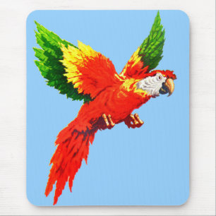 Tapis De Souris perroquet volant